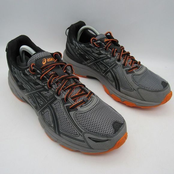 Asics Other - ASICS GEL VENTURE 6 MEN Size 10 GREY ORANGE RUNNING SHOE SNEAKER T7G1Q - GUC